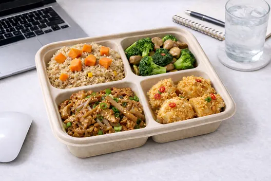 Halal bento box catering Singapore for office meetings and events