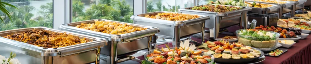 International Buffet spread