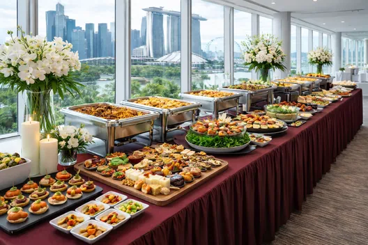 Halal buffet catering Singapore for corporate meetings and special occasions