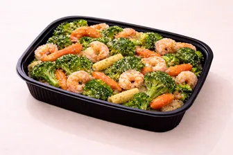 Garlic Broccoli with Shrimp