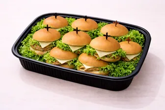 Mini Grilled Chicken Burger with Cheese