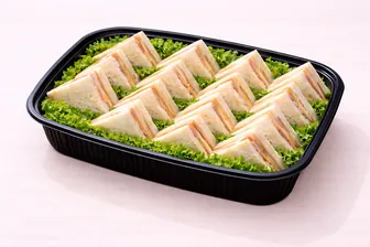 Triple Decker Chicken Ham Sandwich