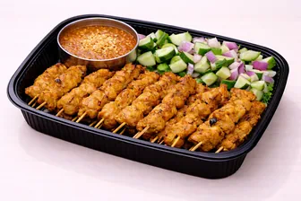 Chicken Satay served with Peanut Sauce
