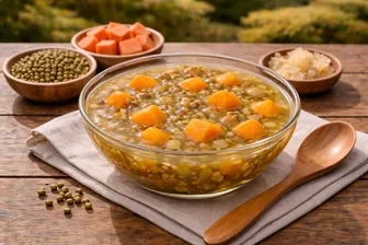 Green Bean & Sweet Potato Soup