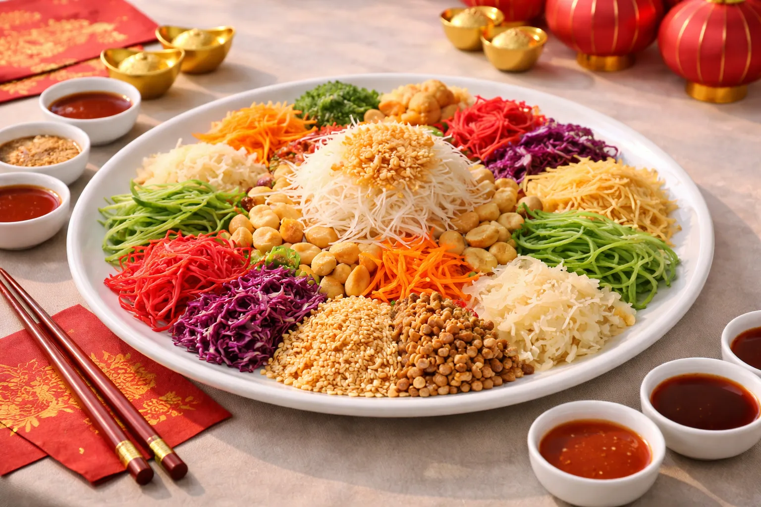 Lo Hei platter